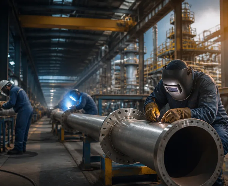 Industrial project execution and piping support